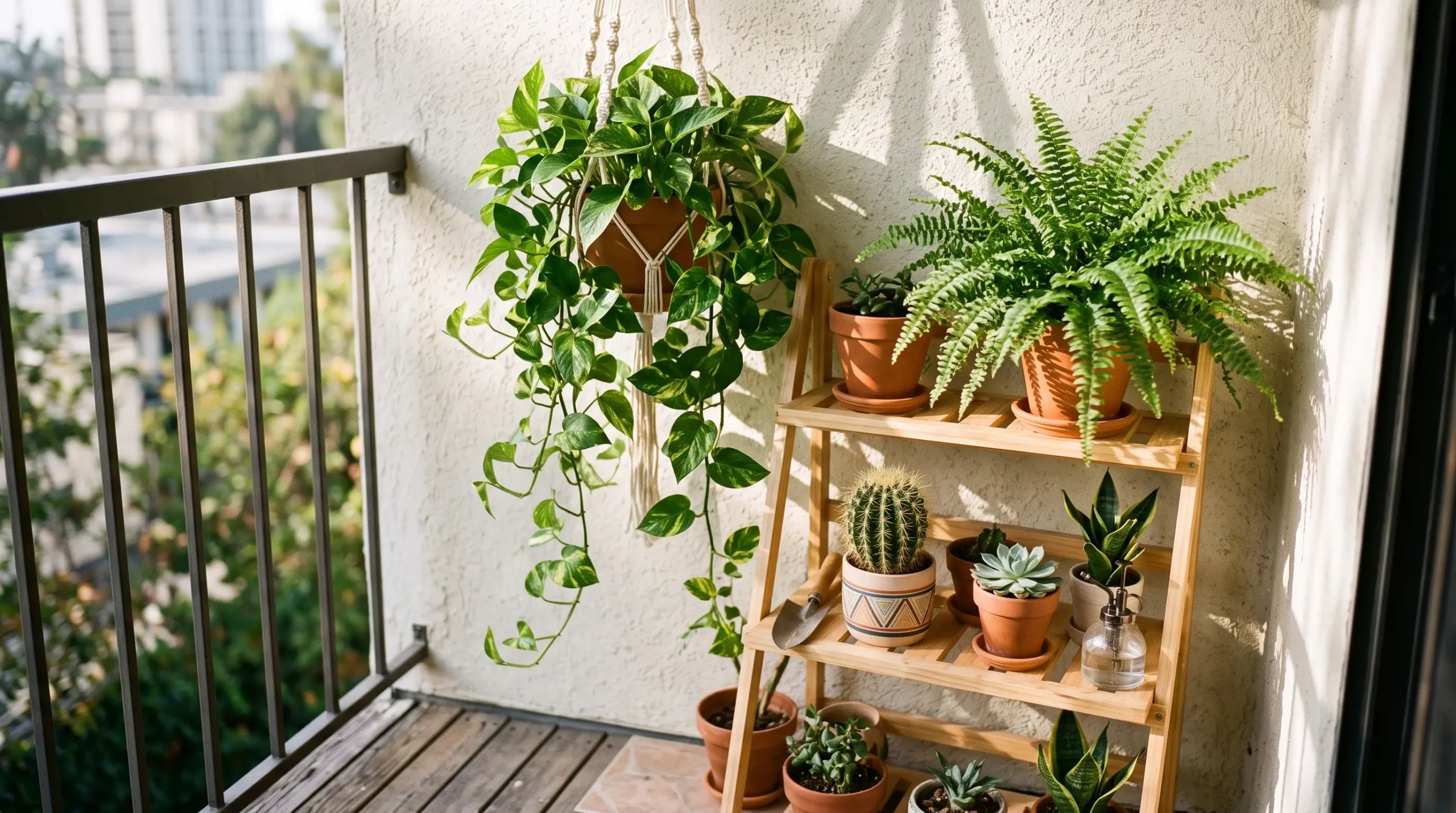 Plantas para varanda escolhidas conforme a luz do espaço